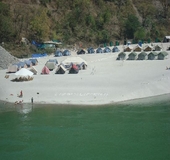 Beach Camping in Rishikesh