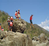 Cliff Jumping Rishikesh