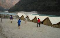 Rishikesh Shivpuri Beach Camps